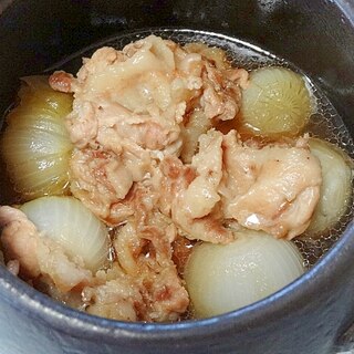 うちのおかず「土鍋で肉玉」